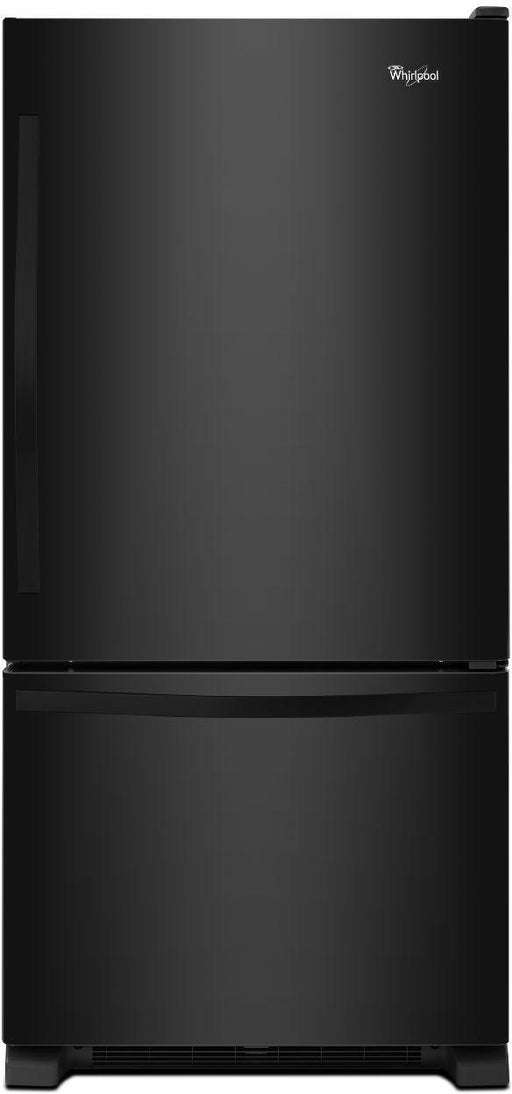 Whirlpool� 18.5 Cu. Ft. Black Bottom Freezer Refrigerator image