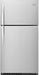Whirlpool� 21.3 Cu. Ft. Monochromatic Stainless Steel Top Freezer Refrigerator image