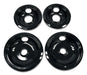 Whirlpool Replacement Burner Bowls - 4 Pack - Black image