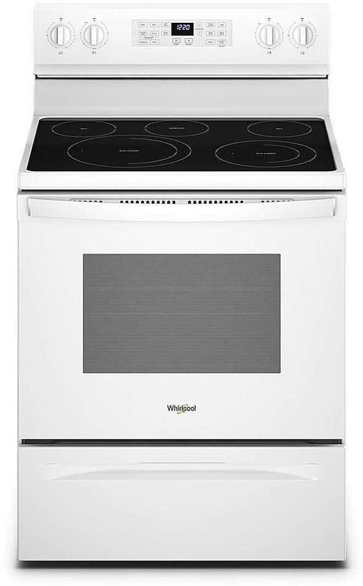 Whirlpool� 30" White Freestanding Electric Range with 5-in-1 Air Fry Oven image