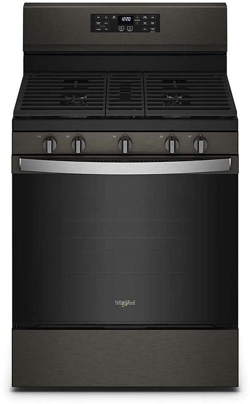 Whirlpool� 30" Black Stainless Freestanding Gas Range with 5-in-1 Air Fry Oven image