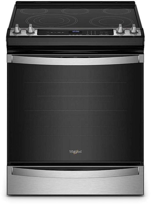 Whirlpool� 30" Fingerprint Resistant Stainless Steel Slide-In Electric Range with 7-in-1 Air Fry Oven image