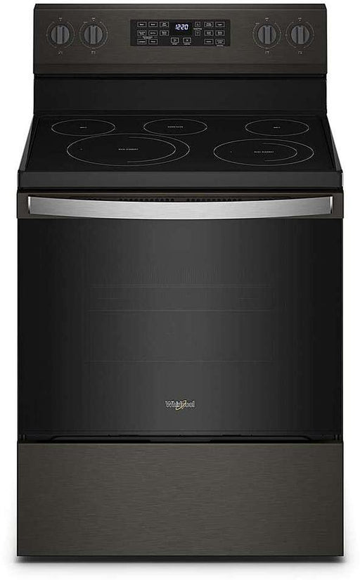 Whirlpool� 30" Black Stainless Freestanding Electric Range with 5-in-1 Air Fry Oven image