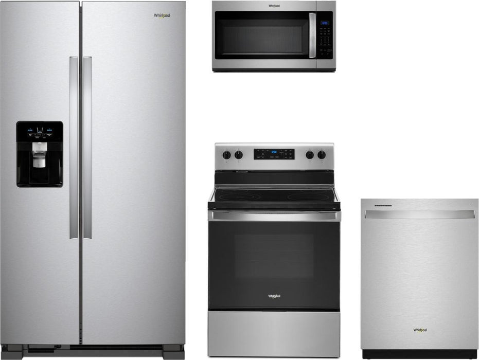 Whirlpool� 4 Piece Kitchen Package-Stainless Steel