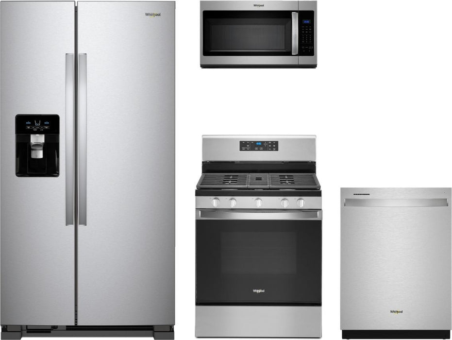 Whirlpool� 4 Piece Kitchen Package-Stainless Steel
