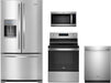 Whirlpool� 4 Piece Fingerprint Resistant Stainless Steel Kitchen Package image