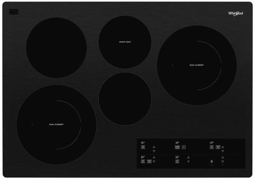 Whirlpool� 30" Black Electric Cooktop image