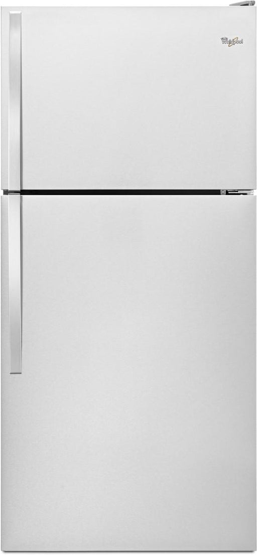 Whirlpool� 18.3 Cu. Ft. Monochromatic Stainless Steel Top Freezer Refrigerator image
