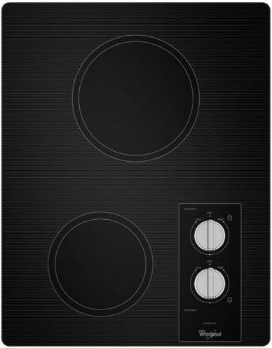 Whirlpool� 15" Black Electric Cooktop image