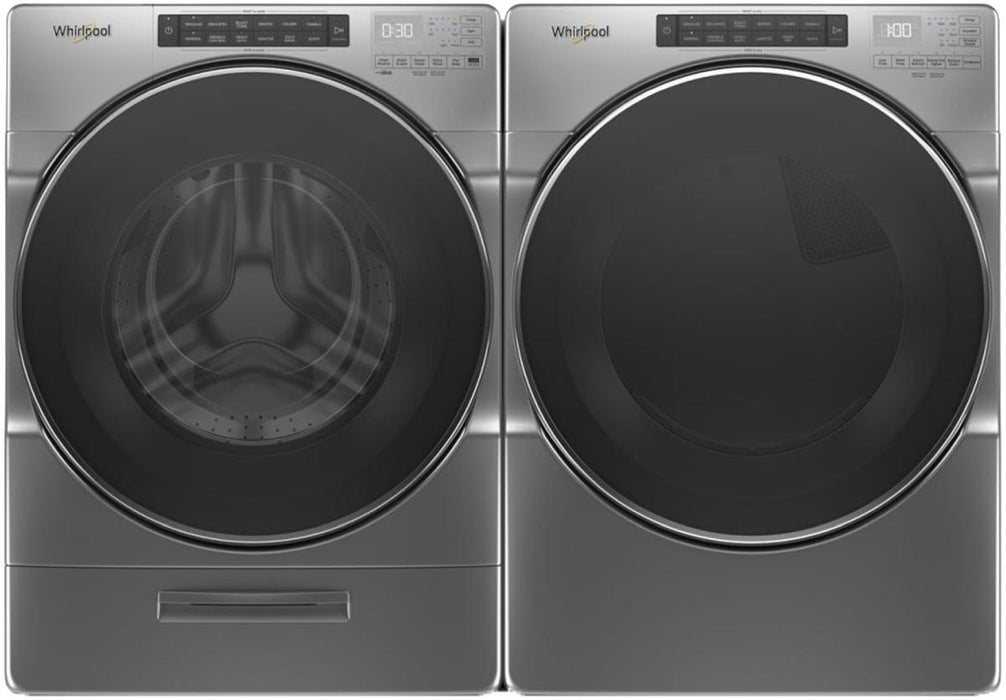 Whirlpool� Chrome Shadow Front Load Laundry Pair