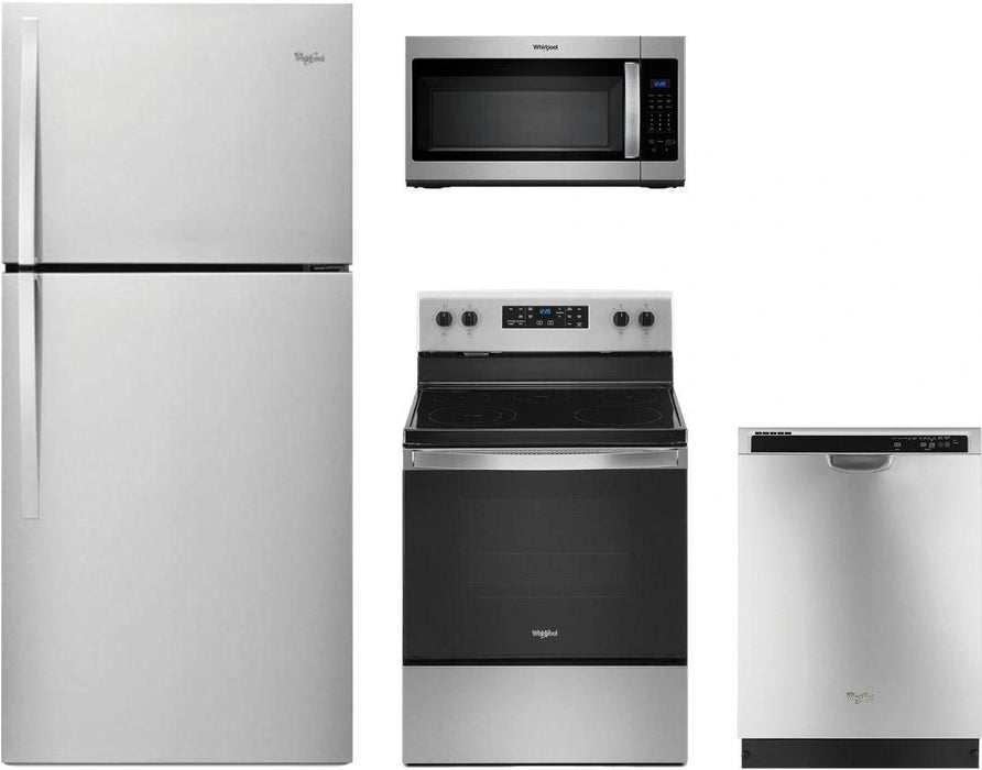 Whirlpool� 4 Piece Stainless Steel Kitchen Package