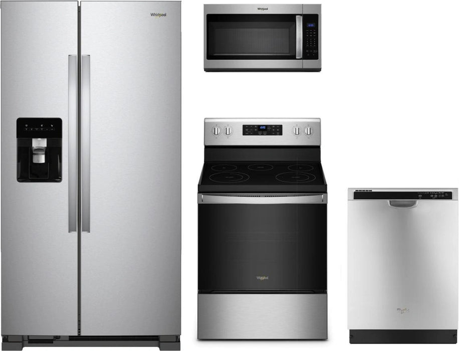 Whirlpool� 4 Piece Kitchen Package-Stainless Steel