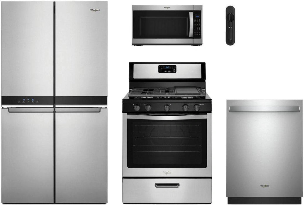Whirlpool� 5 Piece Stainless Steel Kitchen Package