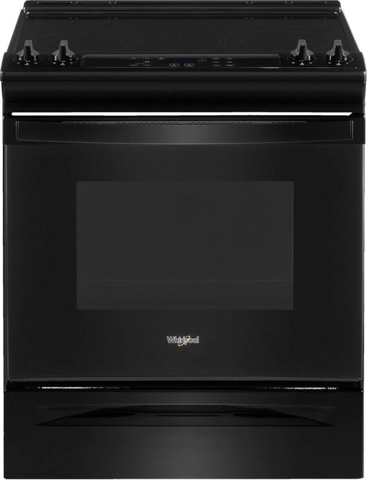 Whirlpool� 30" Black Freestanding Electric Range