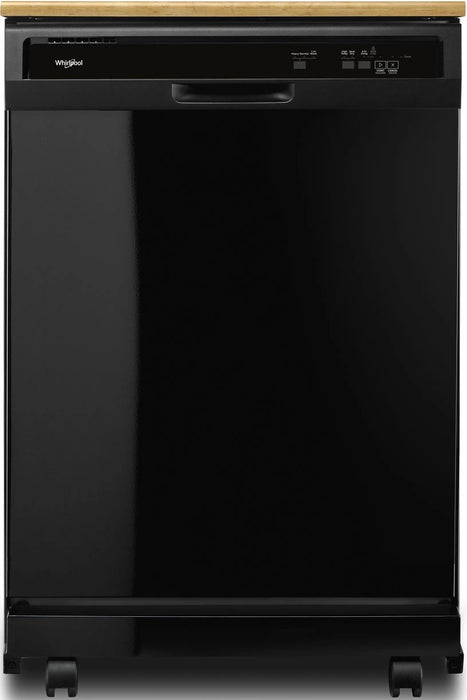 Whirlpool� 24" Portable Dishwasher-Black
