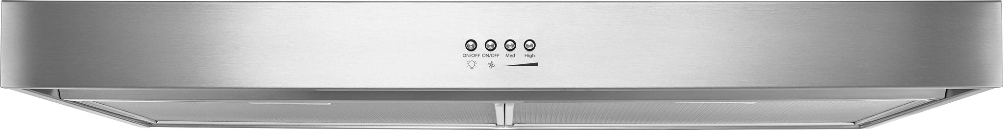 Whirlpool� 30" Stainless Steel  Range Hood with Dishwasher-Safe Full-Width Grease Filters