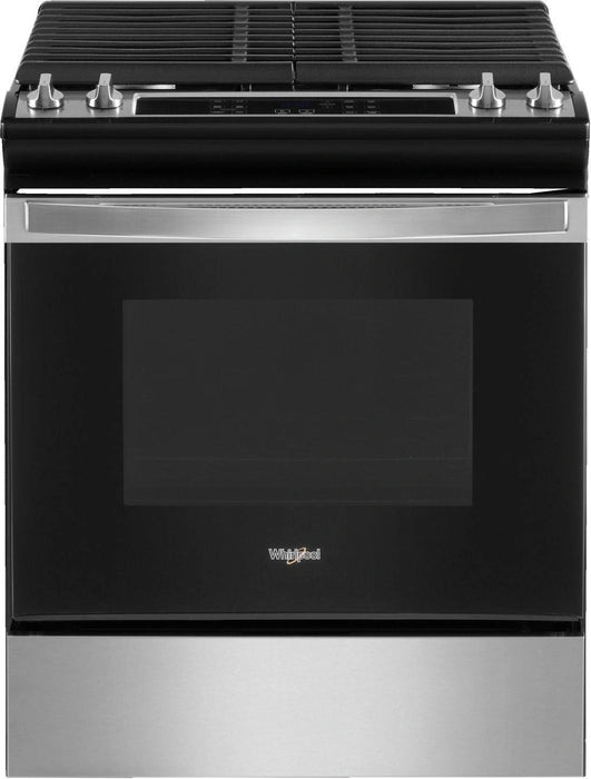Whirlpool� 30" Stainless Steel Freestanding Gas Range