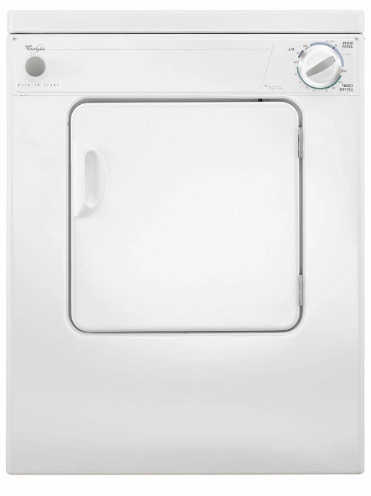 Whirlpool� 3.4 Cu. Ft. White Compact Front Load Electric Dryer