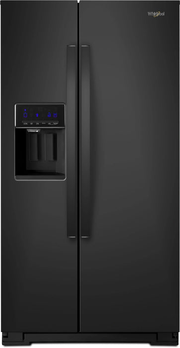 Whirlpool� 20.6 Cu. Ft. Black Counter Depth Side-By-Side Refrigerator