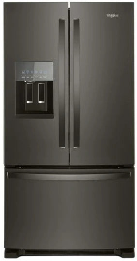 Whirlpool� 24.7 Cu. Ft. Fingerprint Resistant Black Stainless French Door Refrigerator