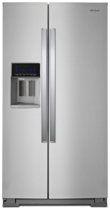 Whirlpool� 20.6 Cu. Ft. Fingerprint Resistant Stainless Steel Counter Depth Side-By-Side Refrigerator